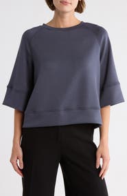 T Tahari Scuba Knit Sweatshirt