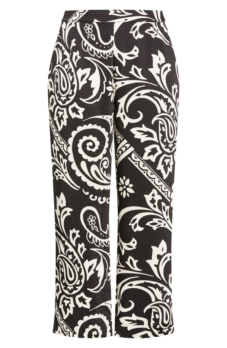 City Chic Belen Print Pull-On Pants, Alternate, color, Paisley