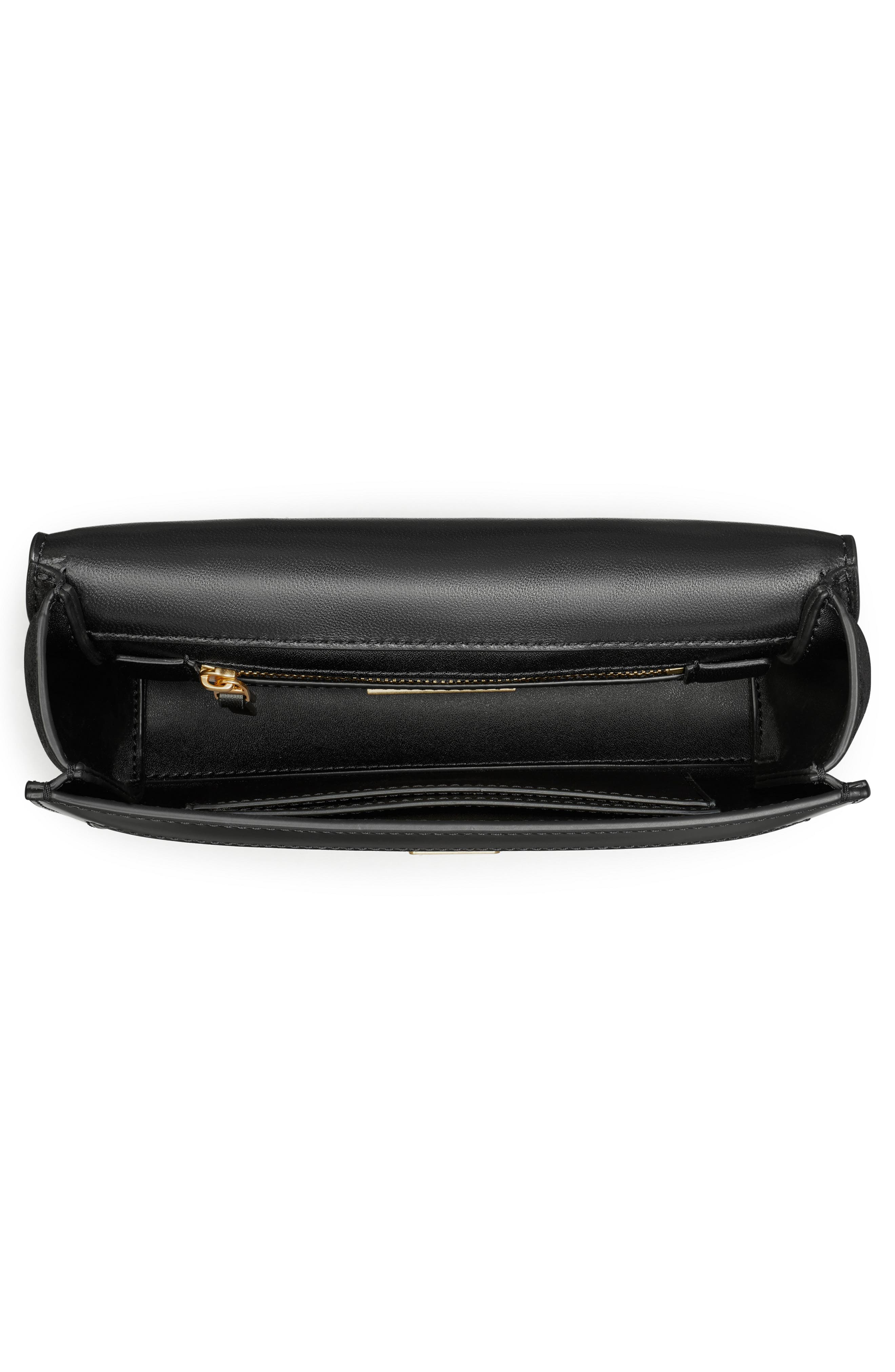 Tory Burch Small Fleming Marquetry Convertible Shoulder Bag, Alternate, color, 