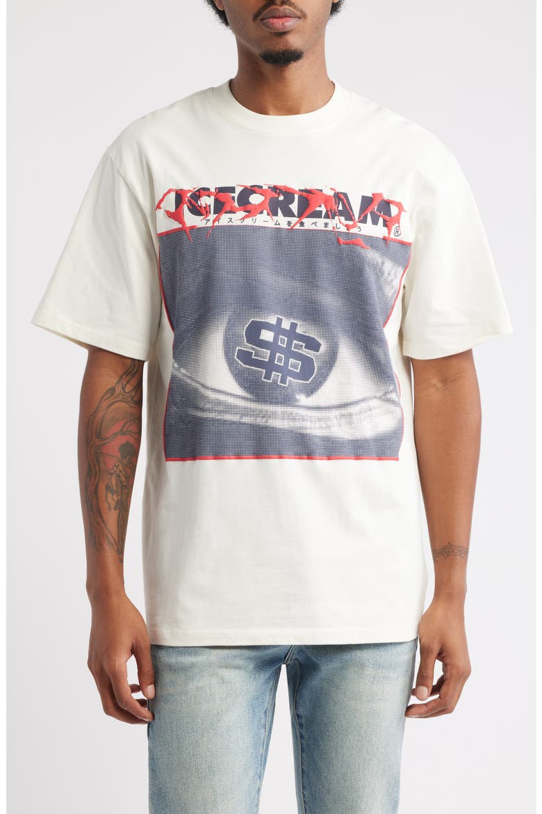 Eyescream Cotton Graphic T-Shirt, Main, color, WHISPER WHITE