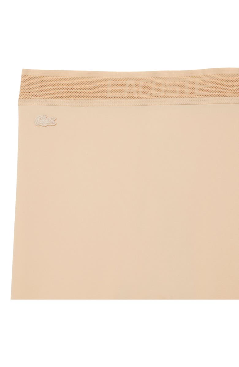 Lacoste Microfiber Boxer Briefs, Alternate, color, Biscuit
