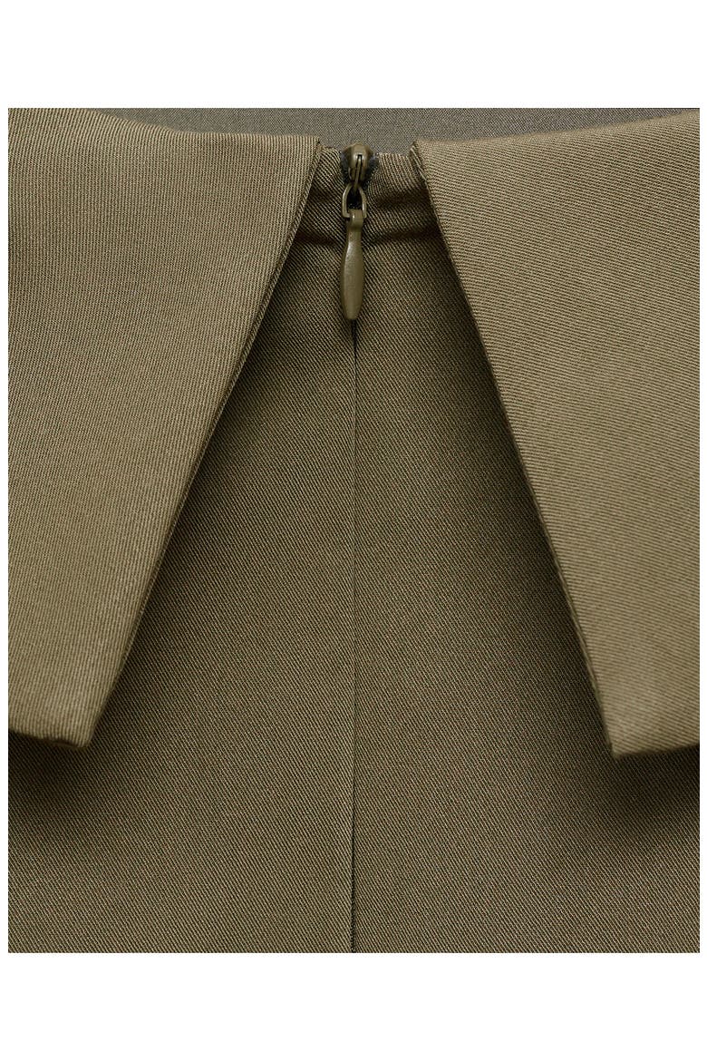 Fitted Off the Shoulder Top, Alternate, color, KHAKI GREEN