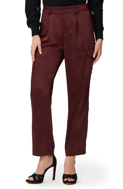 Malika Satin Cargo Pants