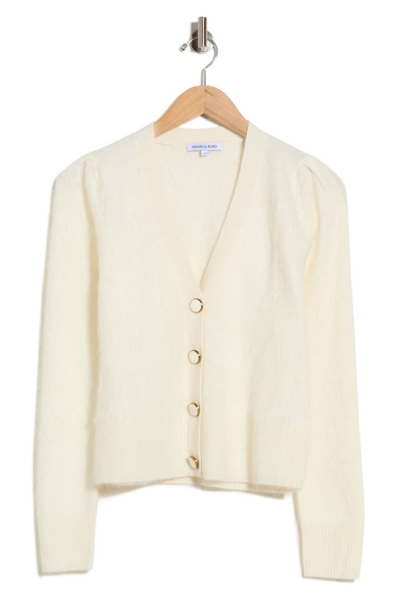 Solene Brushed Cashmere Cardigan, Main, color, IVORY