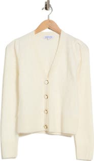 Veronica Beard Solene Brushed Cashmere Cardigan
