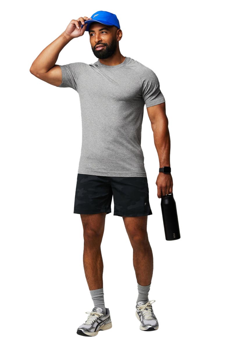 Fabletics The One Short 7", Alternate, color, Black Tactical Camo