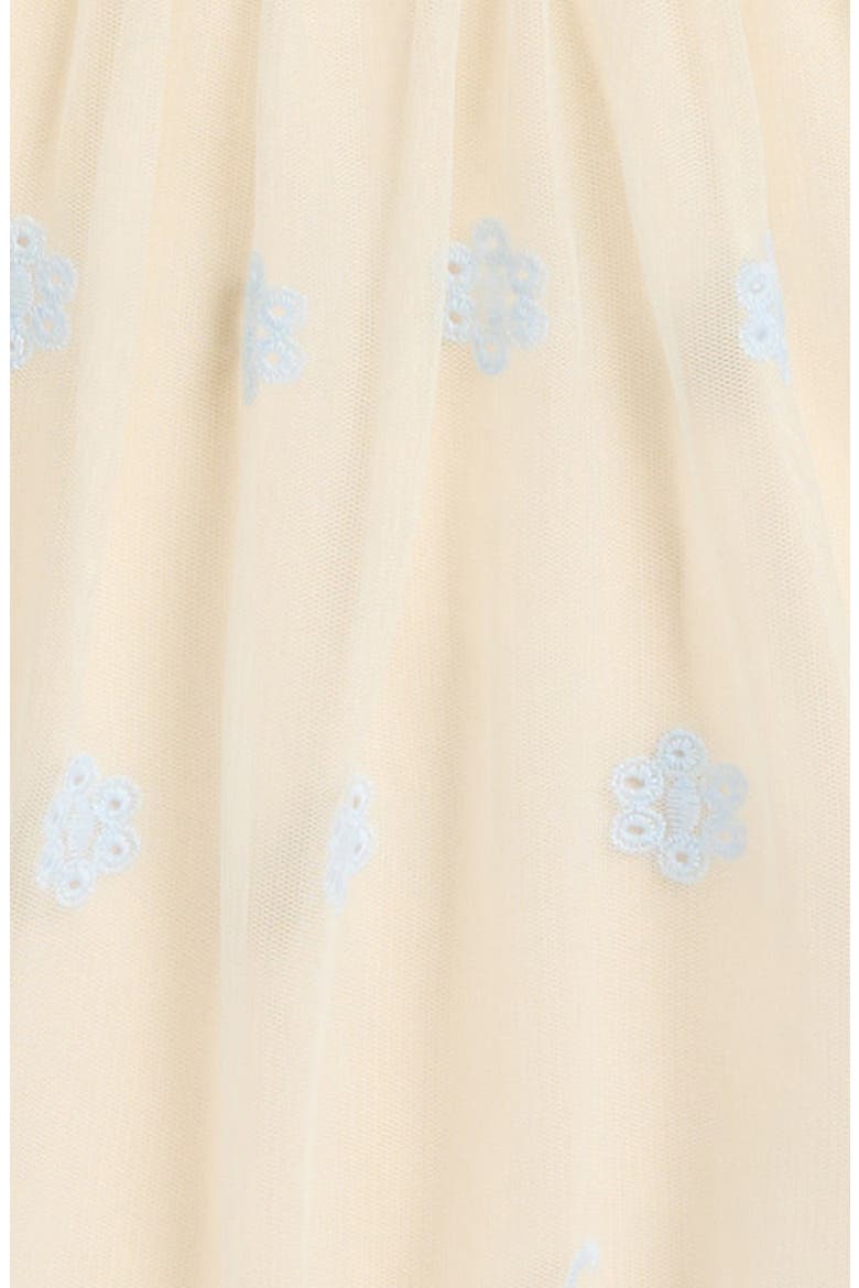 Kids' Anna Embroidered Overlay Party Dress, Alternate, color, BLUE IVORY