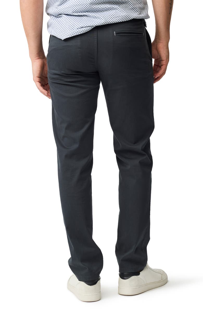 Rodd & Gunn Thomas Road Stretch Cotton Flat Front Chinos, Alternate, color, Coal