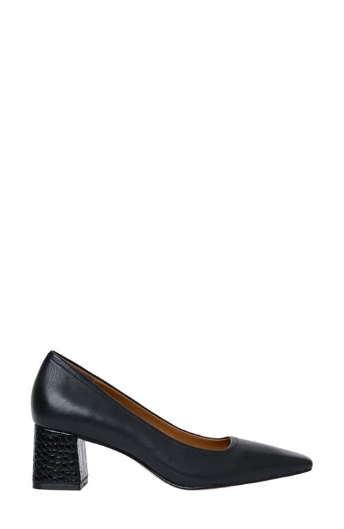 Andre Assous André Assous Amelia Block Heel Pump In Black