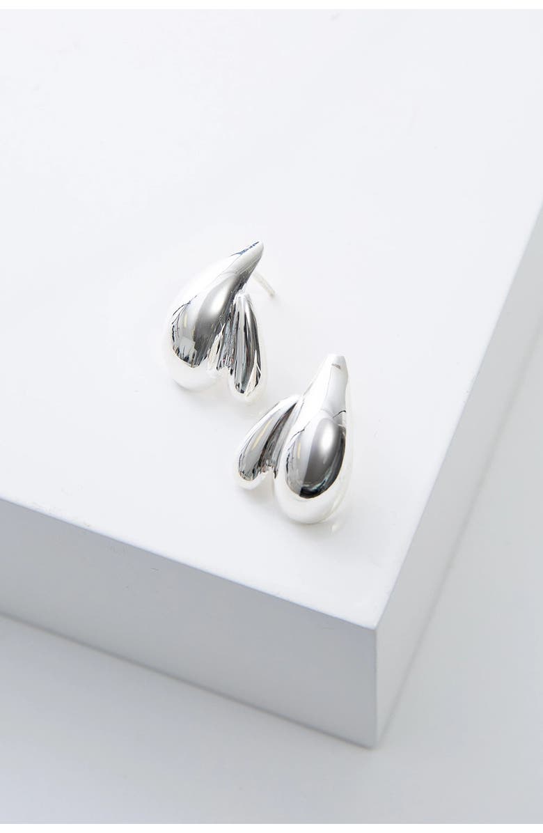 Noonday Double Dew Drop Earrings, Main, color, Silver