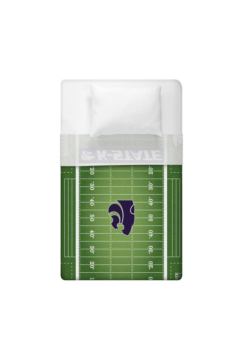 Kansas State Wildcats Football Field 60" x 80" Raschel Throw, Alternate, color, None