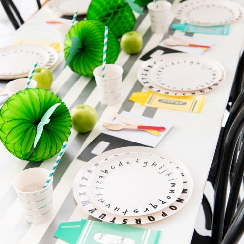 Daydream Society School Days Abc Plates