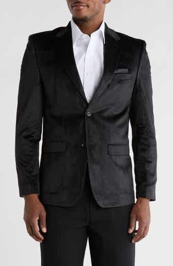 SOUL OF LONDON Velvet Textured Sport Coat