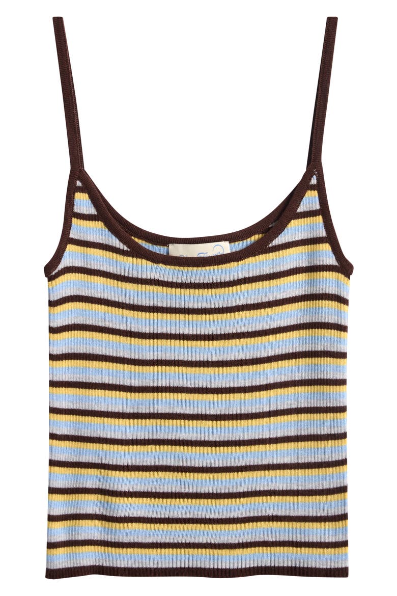 Angelica Stripe Camisole, Alternate, color, BROWN STRIPE