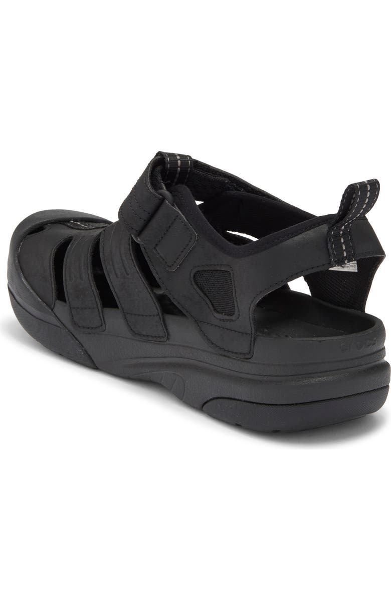 CROCS Yukon Fisherman Sandal, Alternate, color, Black