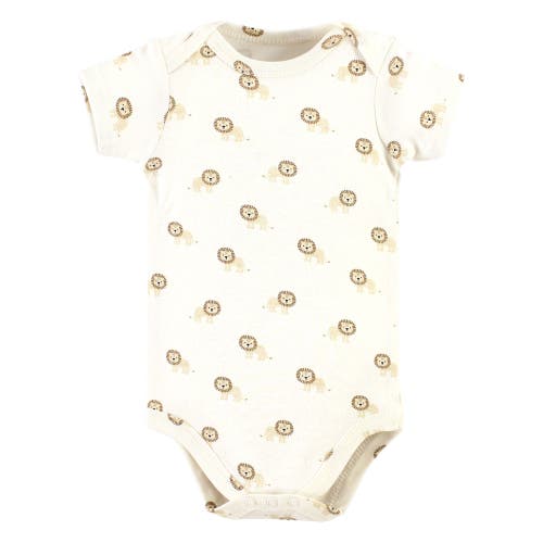 Hudson Baby Cotton Bodysuit, Pant And Bib Set In Multi