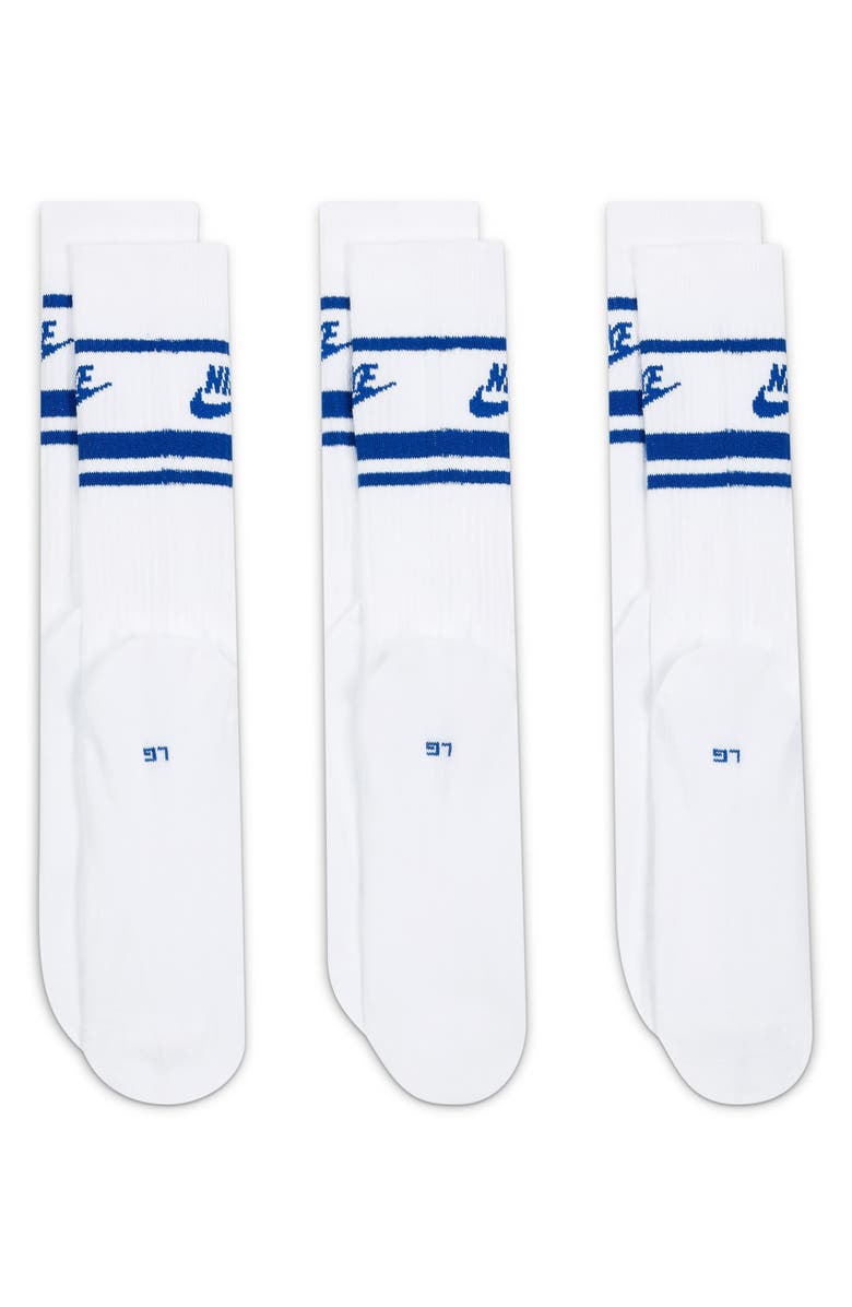 Nike 3-Pack Dri-FIT Everyday Essentials Crew Socks, Alternate, color, 105 White/Gamerl