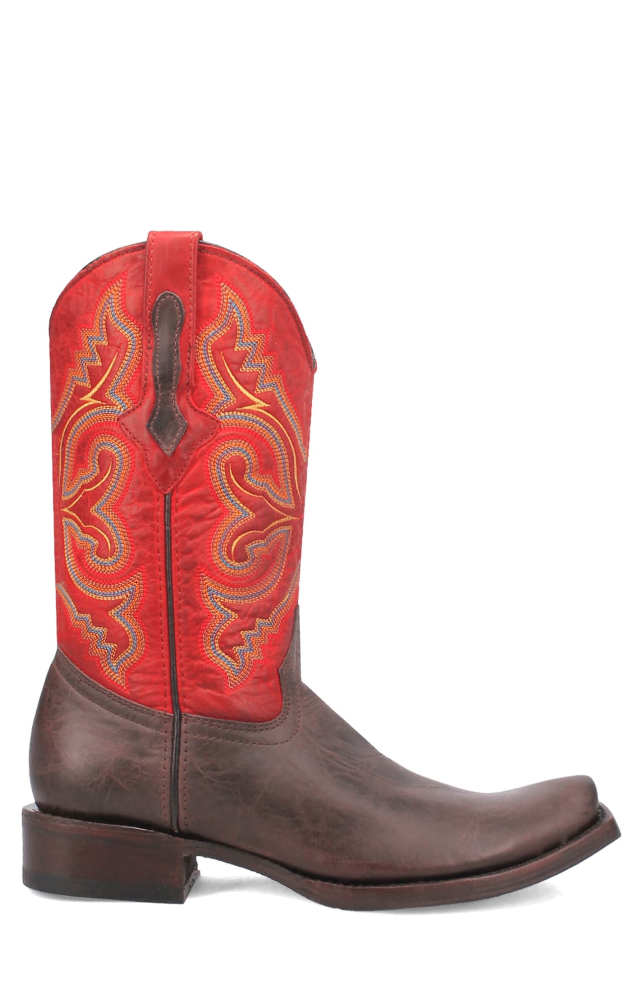 Dingo True Grit Cowboy Boot, Alternate, color, Brown