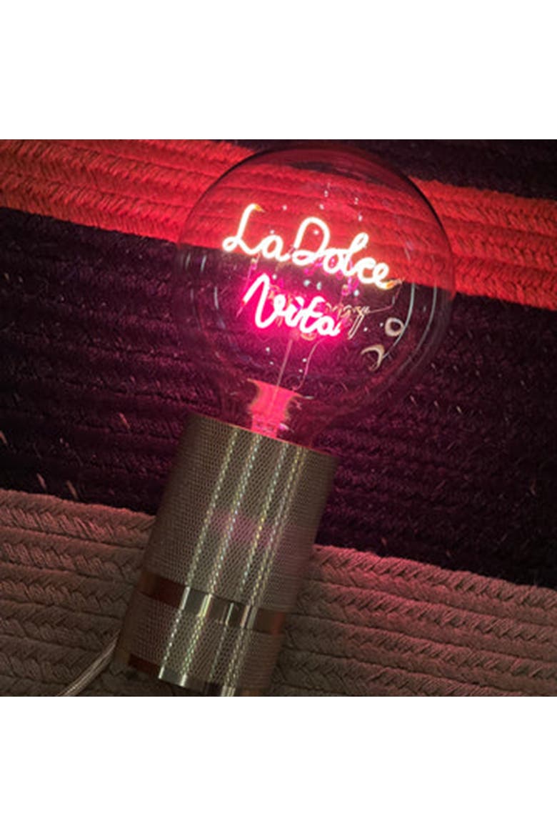 Dolce Vita Portable Table Lamp, Alternate, color, Emerald