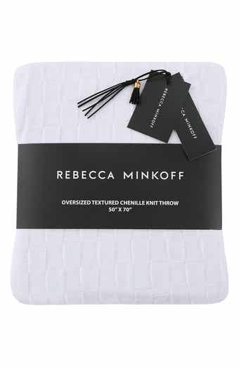 Rebecca Minkoff Chenille Throw Blanket