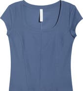 Zella Seamed Rib Top