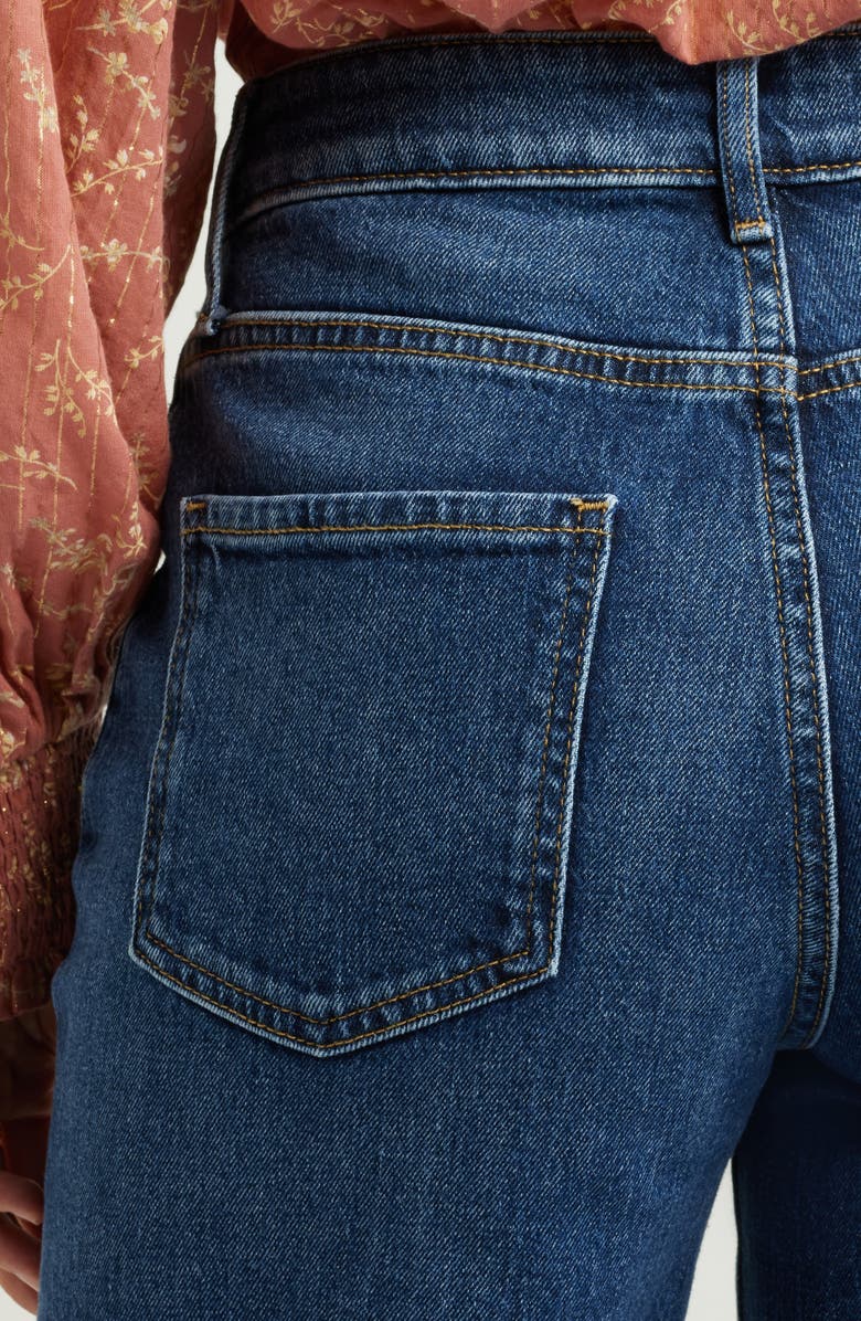 Treasure & Bond High Rise Wide Leg Jeans, Alternate, color, Dark Wash