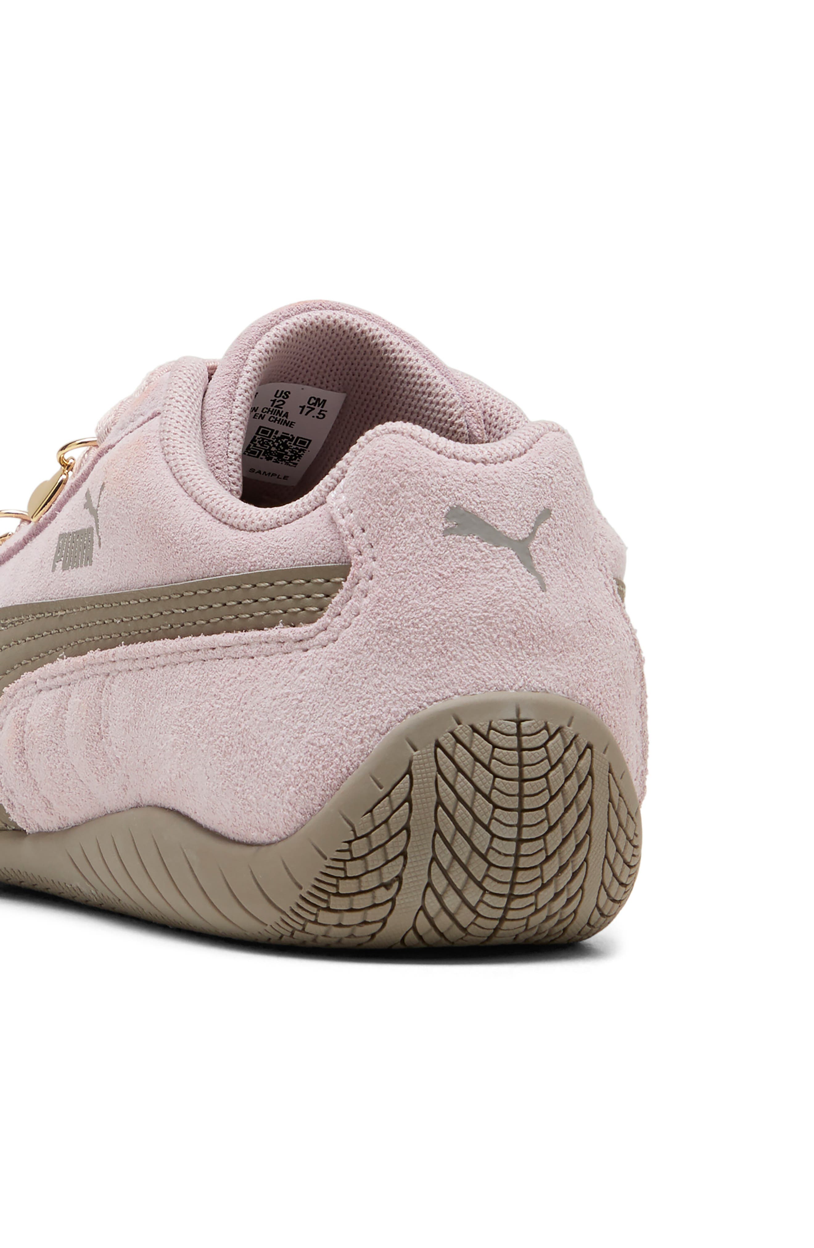 Kids' Speedcat Charmies Sneaker, Alternate, color, MISTY PINK/ MOUSE GRAY