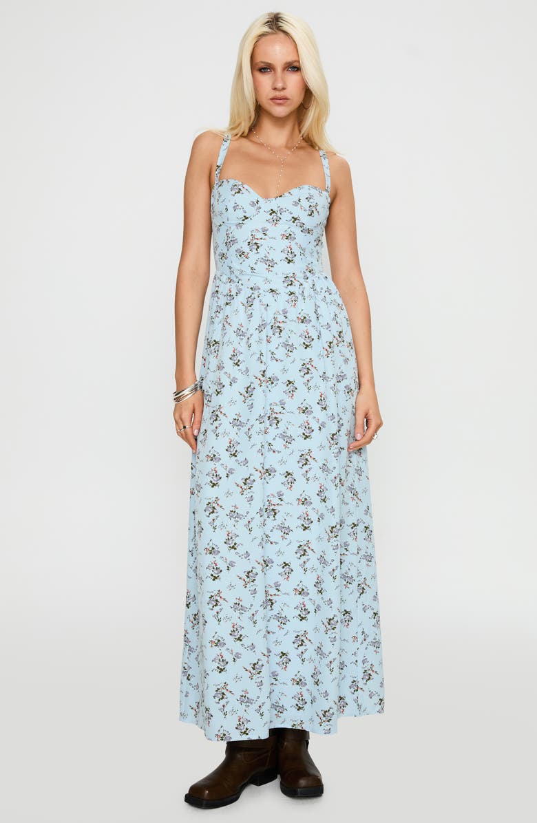 Princess Polly Izebella Flora Sleeveless Maxi Dress, Alternate, color,