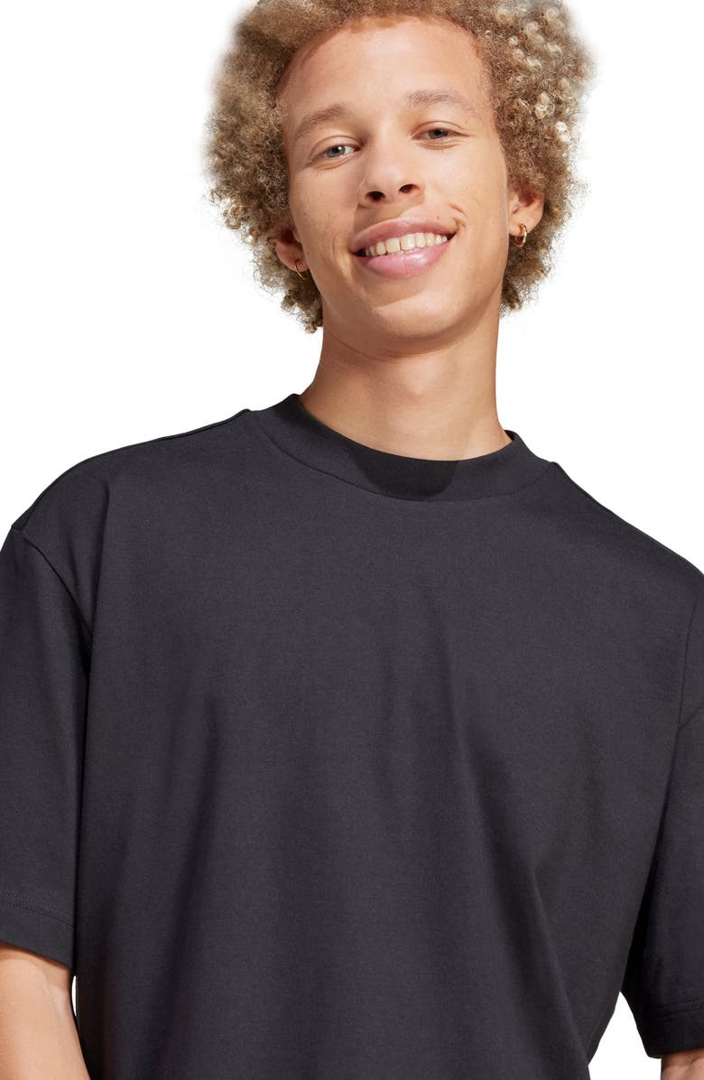 Essentials Loose 3-Bar Cotton T-Shirt