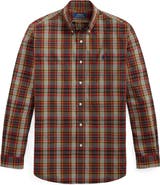 Polo Ralph Lauren Classic Fit Plaid Performance Oxford Button-Down Shirt