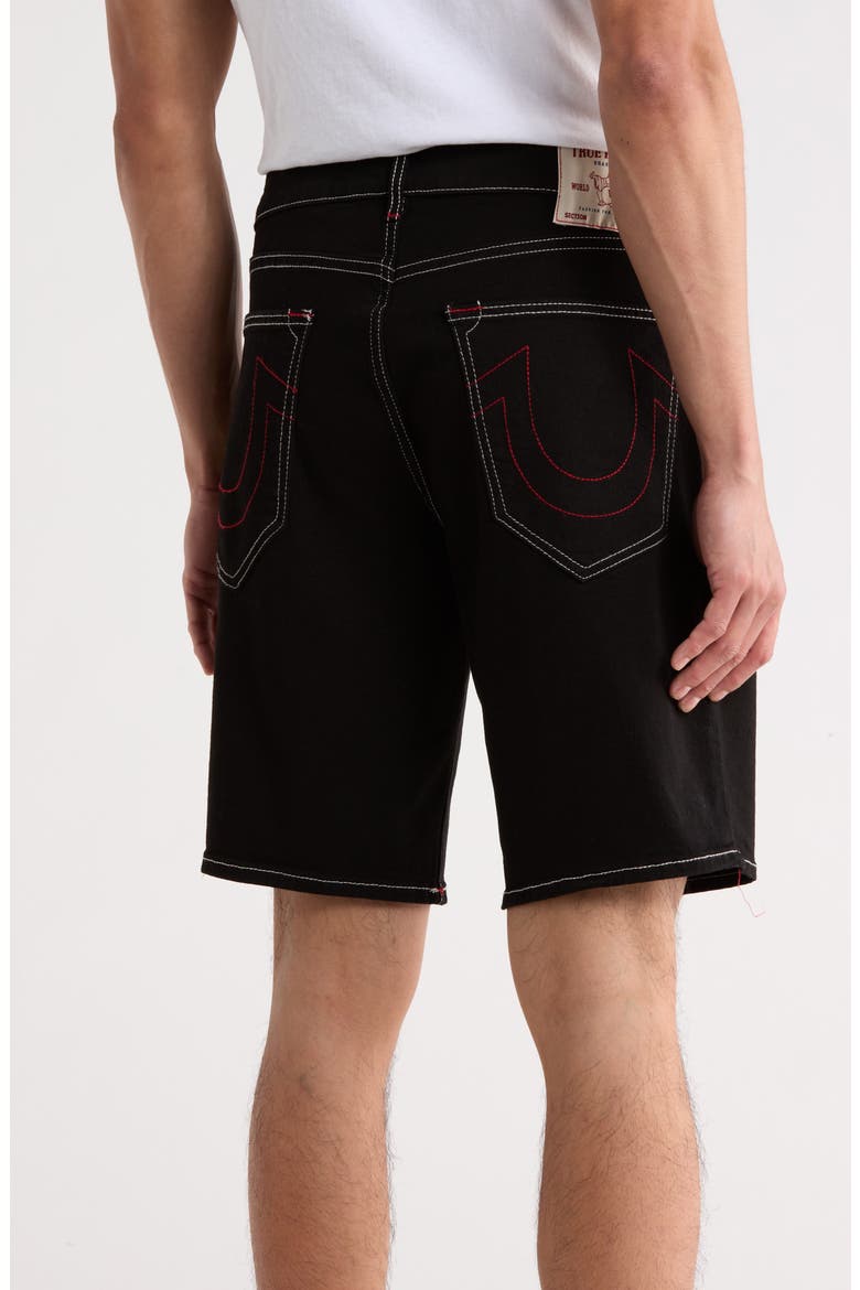 Bobby Baggy Denim Shorts, Alternate, color, RINSE BLACK
