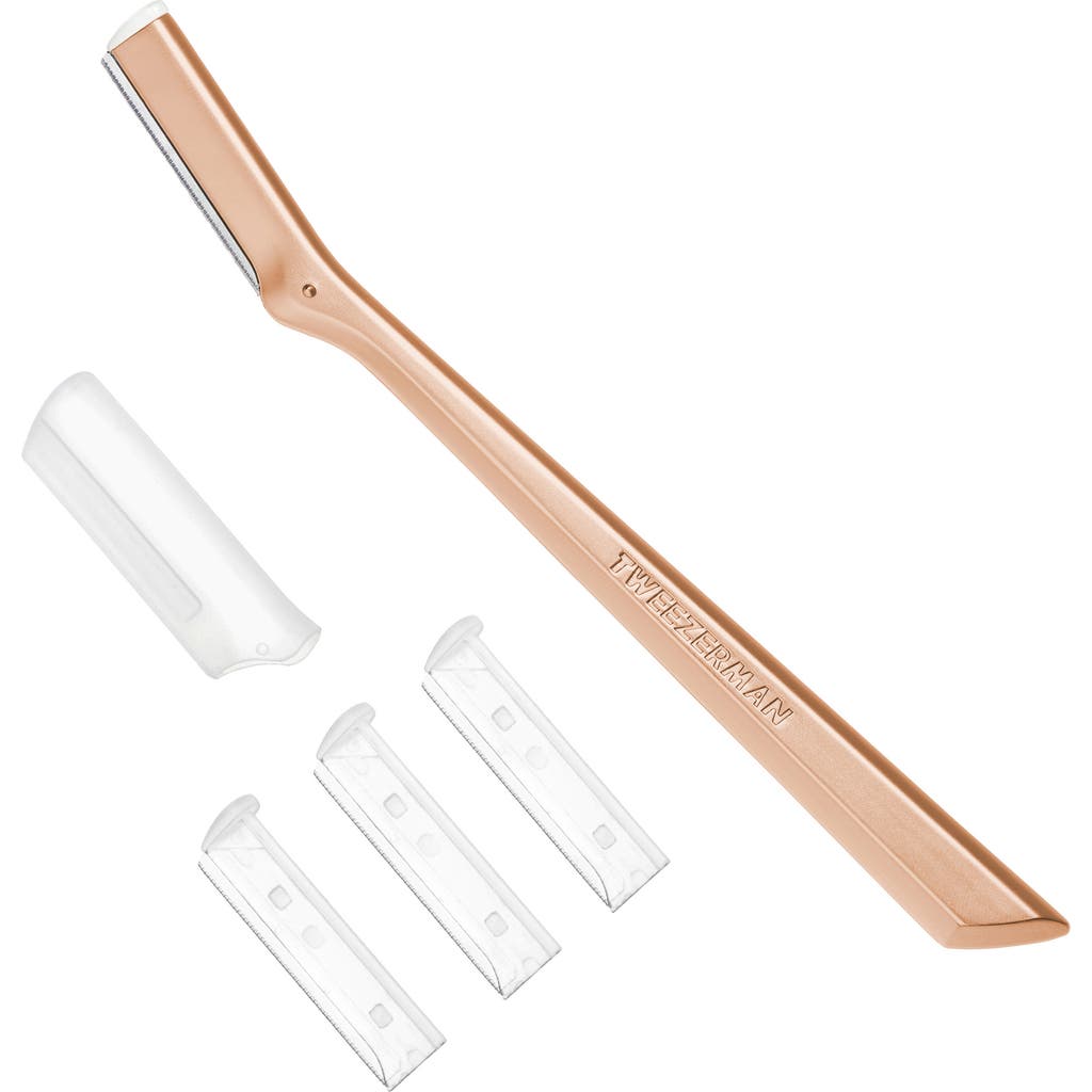 Tweezerman Rose Gold Facial Razor In No Color
