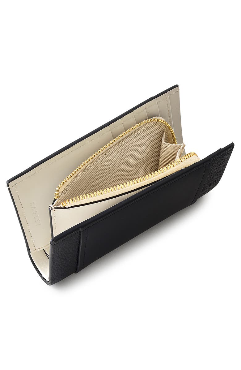 Radley Regents Row Medium Bifold Leather Wallet, Alternate, color, Black