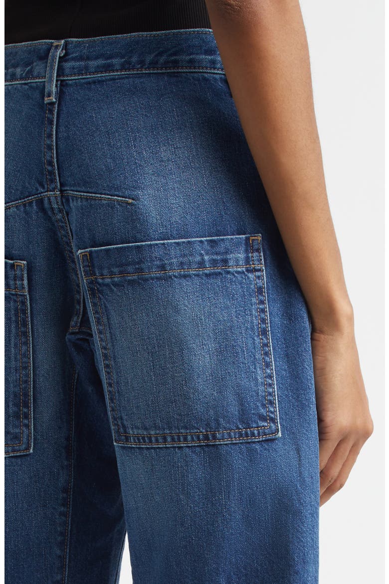 Shon Barrel Leg Jeans, Alternate, color, BEDFORD WASH