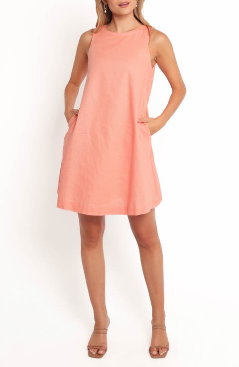 Priyanka Sleeveless Cotton & Linen Dress