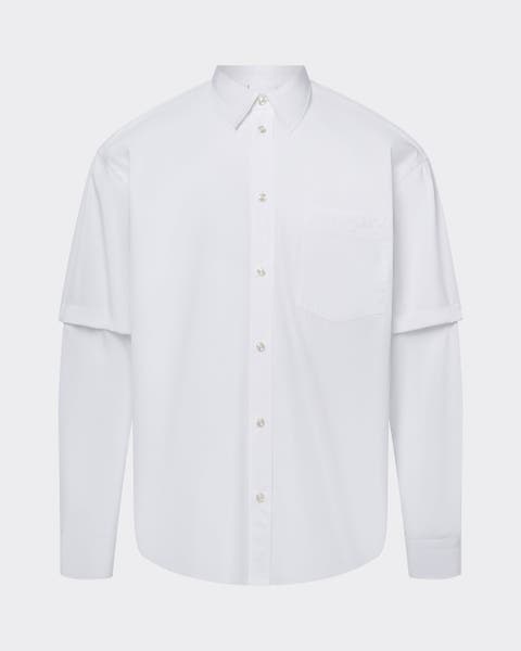 Detached Sleeve Button Down