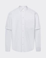 le PÈRE Detached Sleeve Button Down