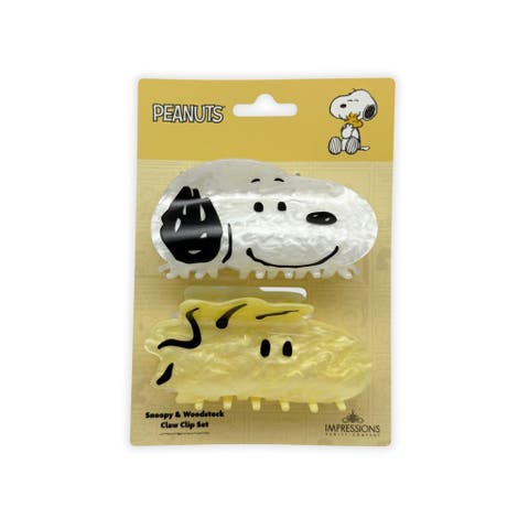 Peanuts Snoopy & Woodstock Claw Clip Set - 2-pack