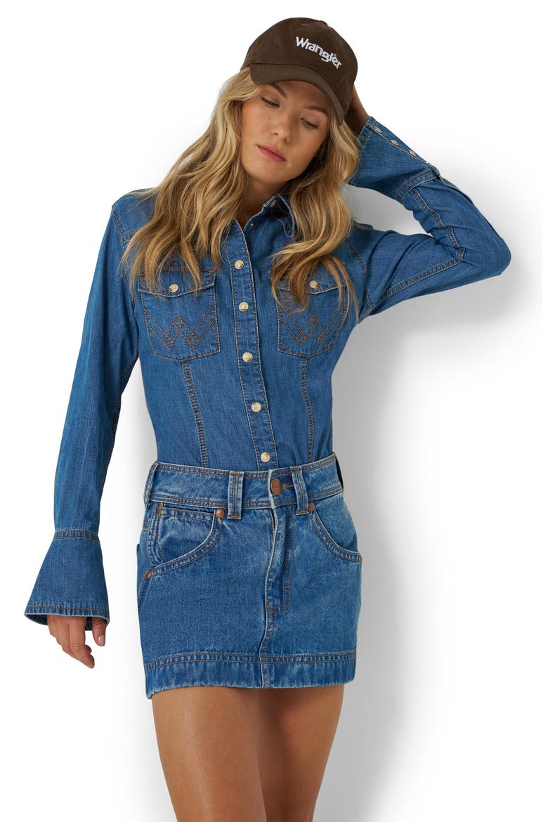 Super Western Shirt, Alternate, color, COWBOY FADE