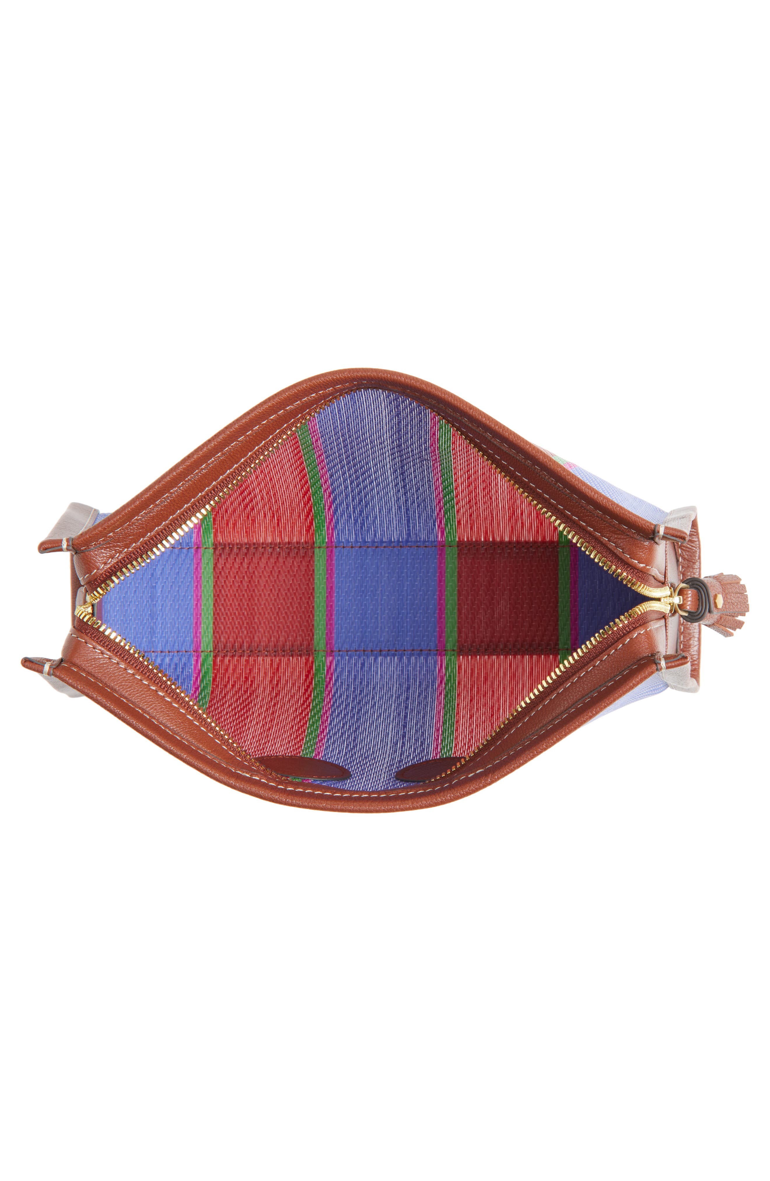 Anya Hindmarch Eyes Stripe Clutch, Alternate, color, 