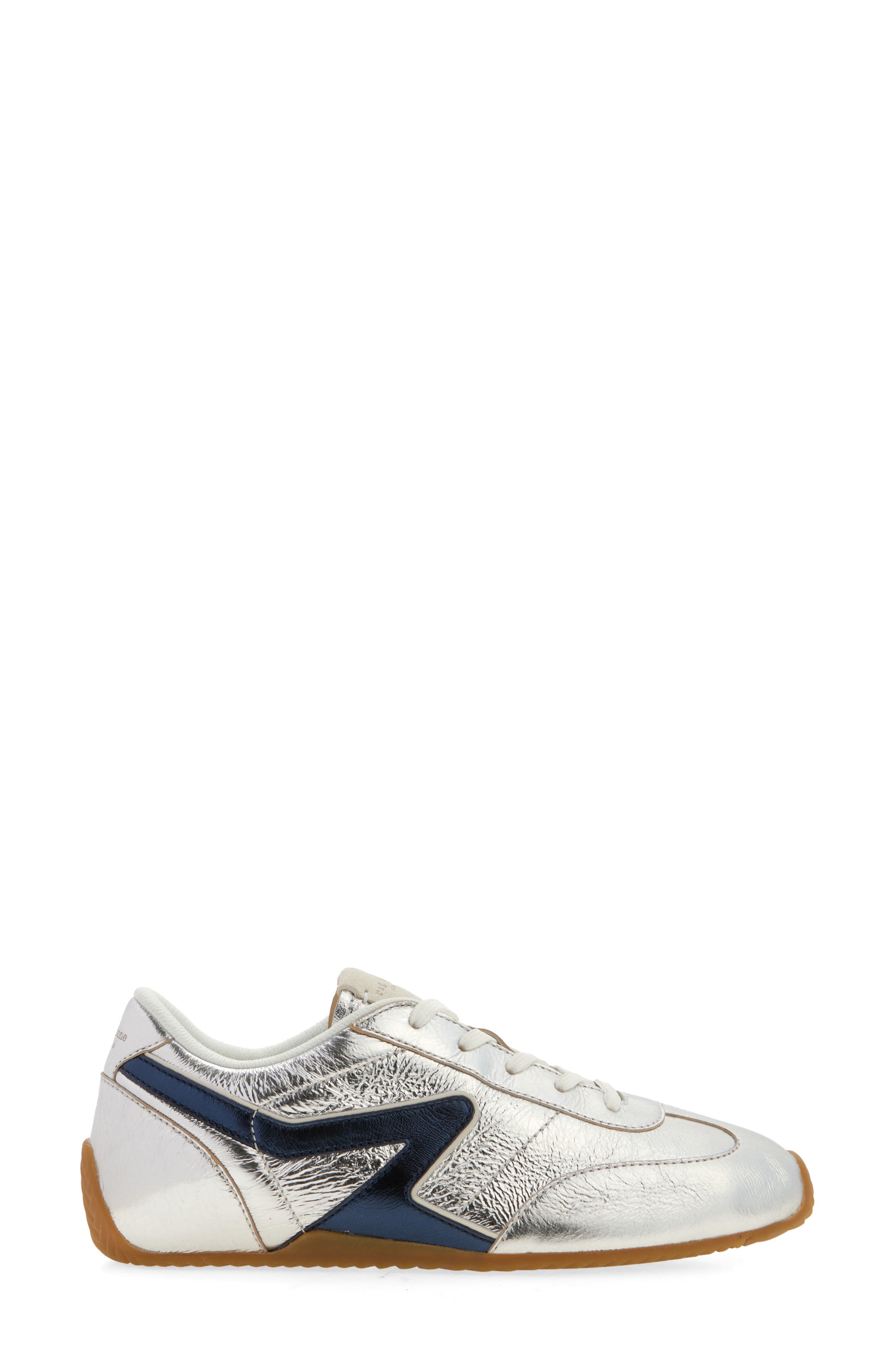 Retro Runner Slim Ultra Sneaker, Alternate, color, NAVY/SILVER