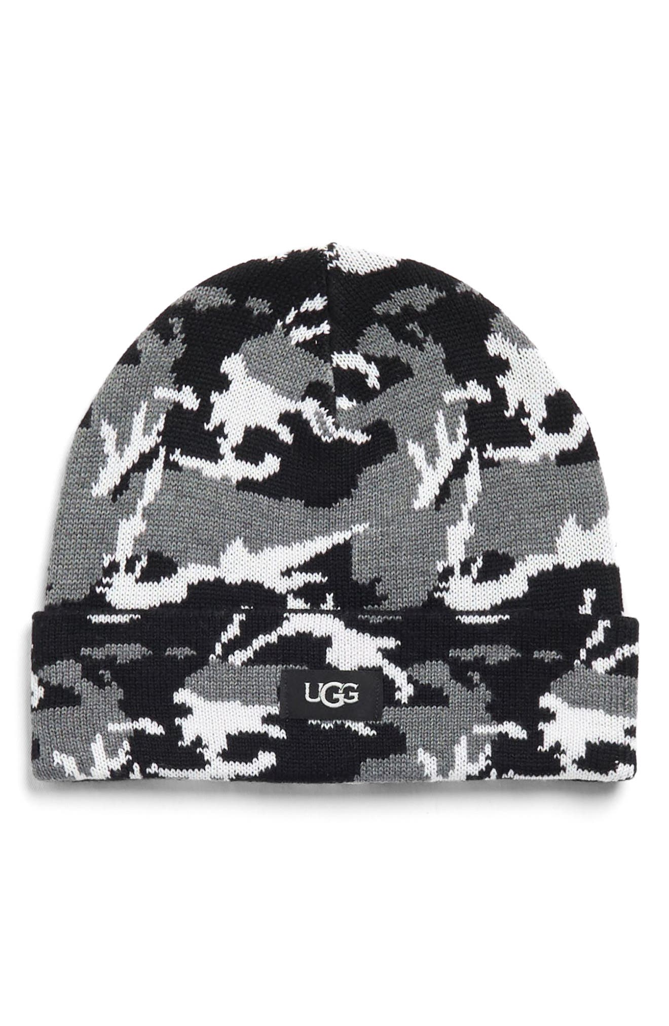 UGG® Camo Cuff Knit Beanie