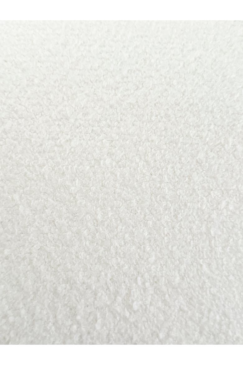 Boucle Indoor Outdoor Pillow, Alternate, color, White