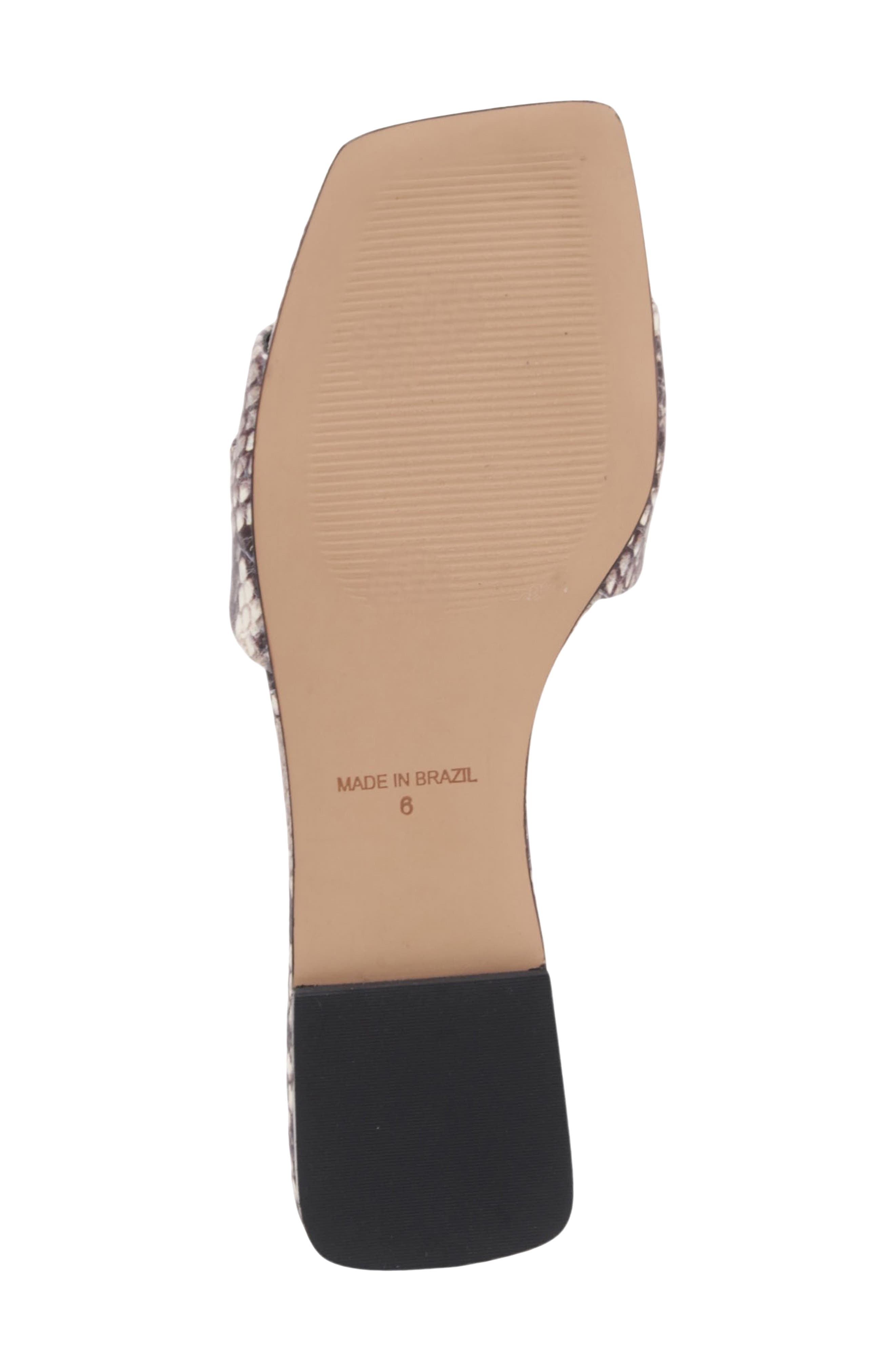 Alia Chain Slide Sandal, Alternate, color, PYTHON LEATHER