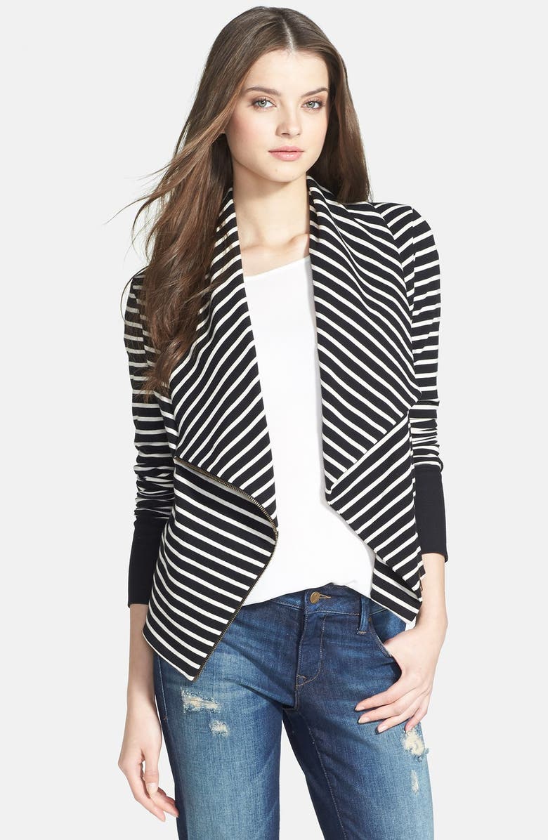 Caslon<sup>®</sup> Draped Neck Jacket, Main, color, 