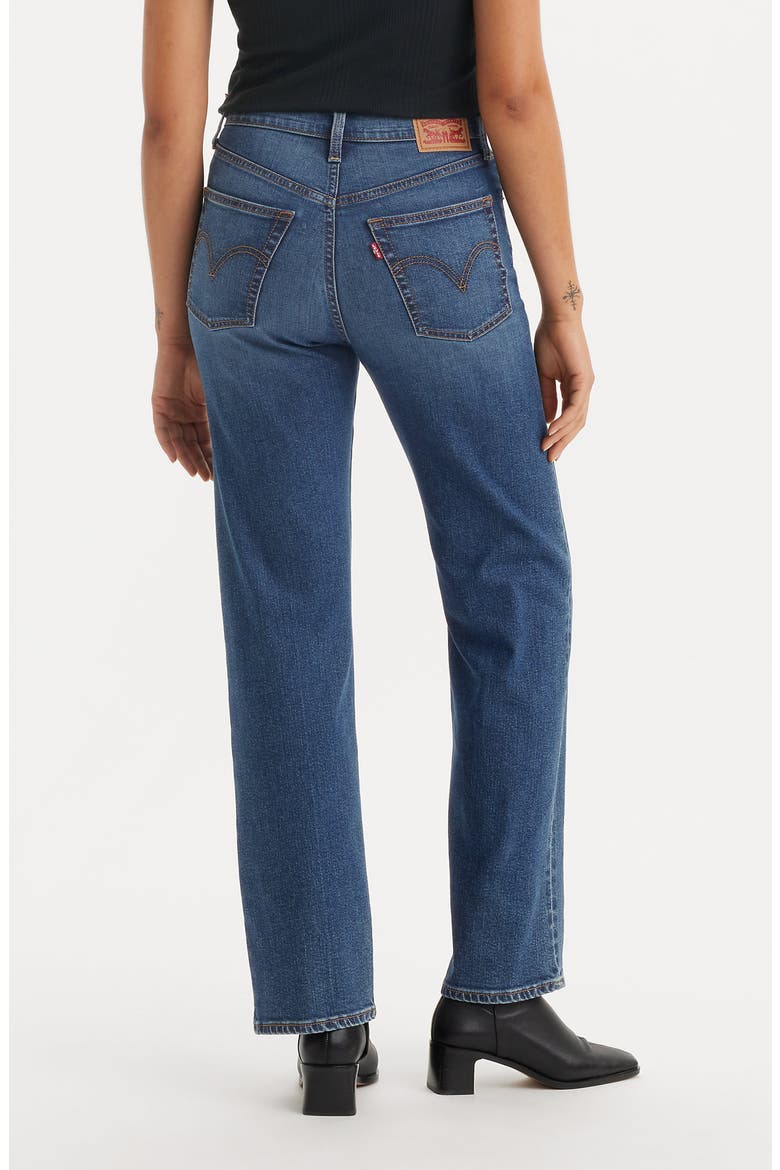Ribcage High Waist Straight Leg Jeans, Alternate, color, THE LAST STRAW