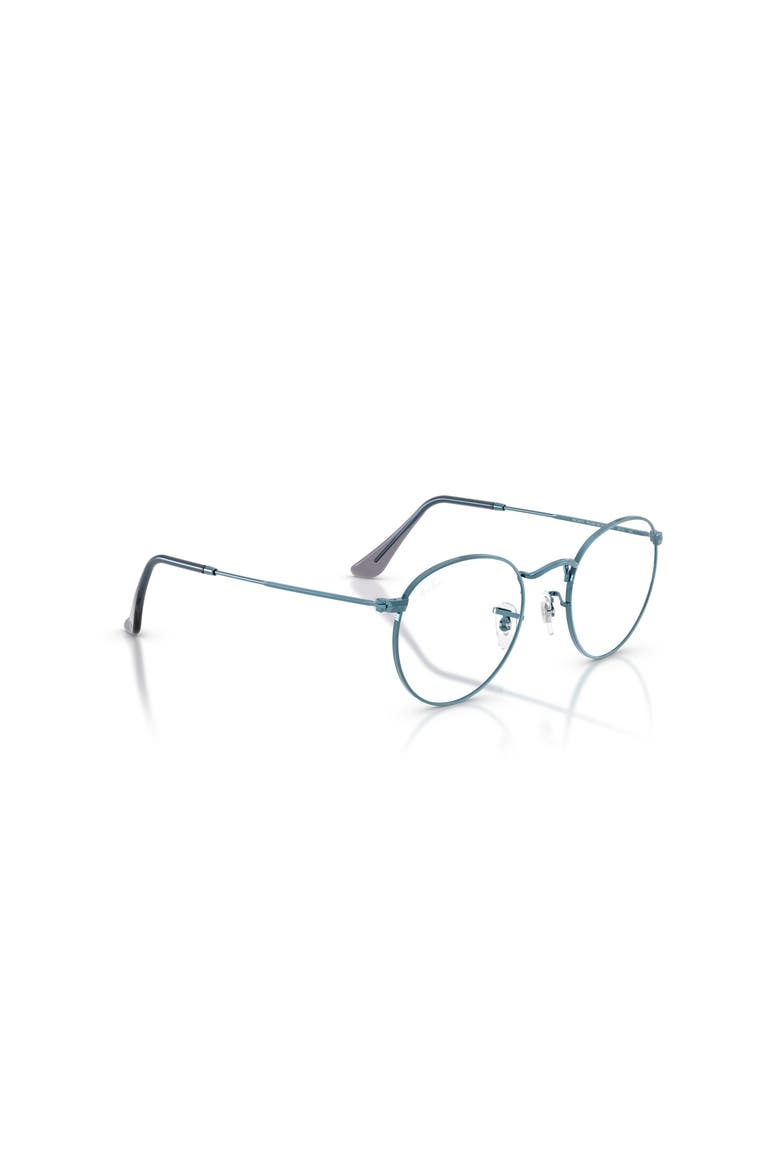 50mm Round optical glasses, Alternate, color, Blue
