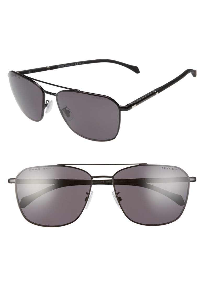 1103/F/S 62mm Navigator Sunglasses, Main, color, BLACK