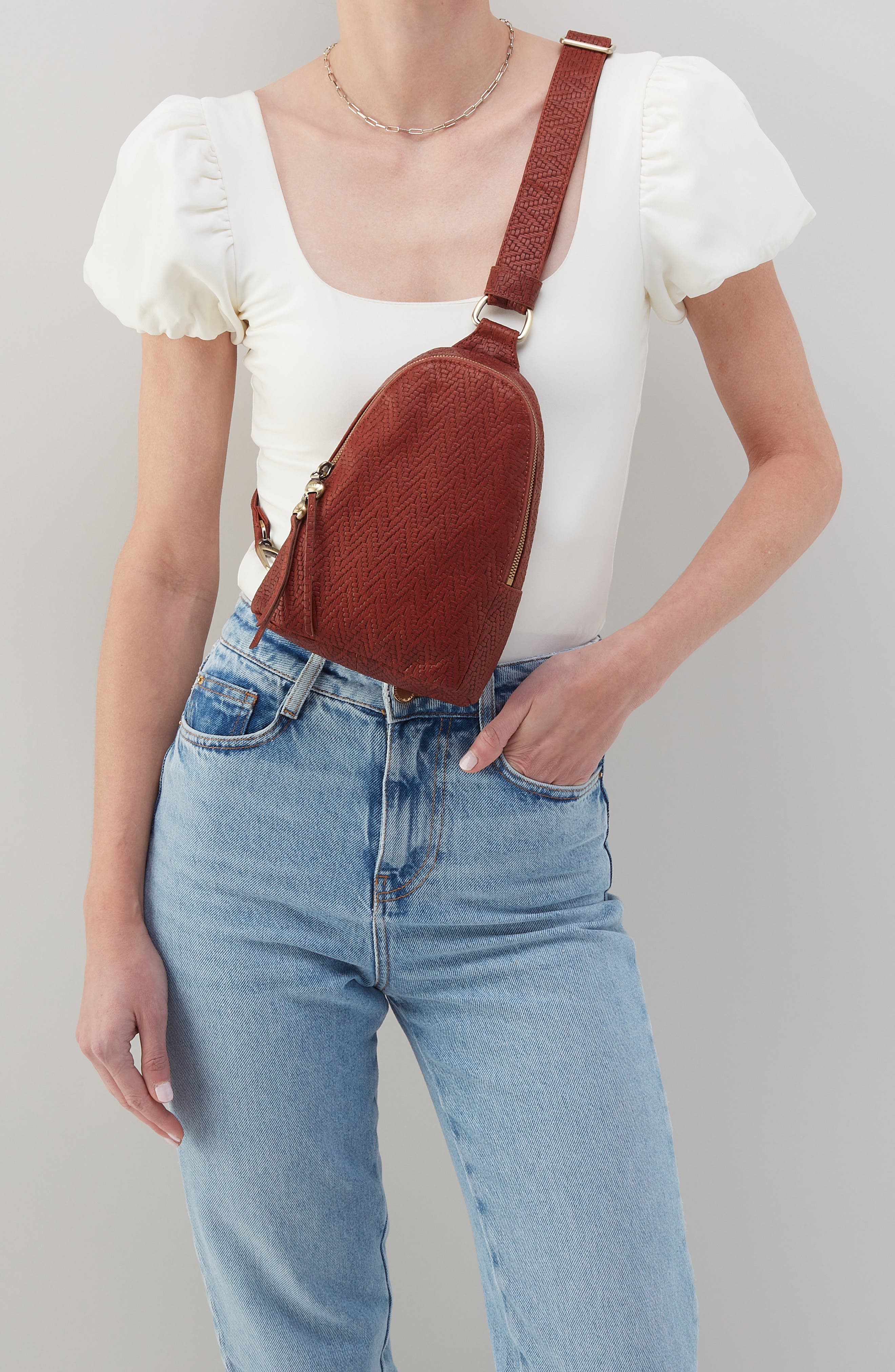 HOBO Fern Leather Sling Bag, Alternate, color, 