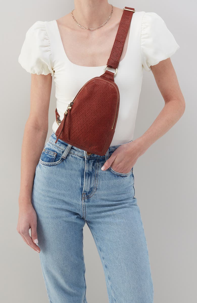 HOBO Fern Leather Sling Bag, Alternate, color,